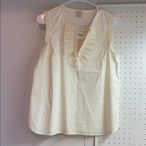 NWT J CREW cream camisole - Picture 1 of 2